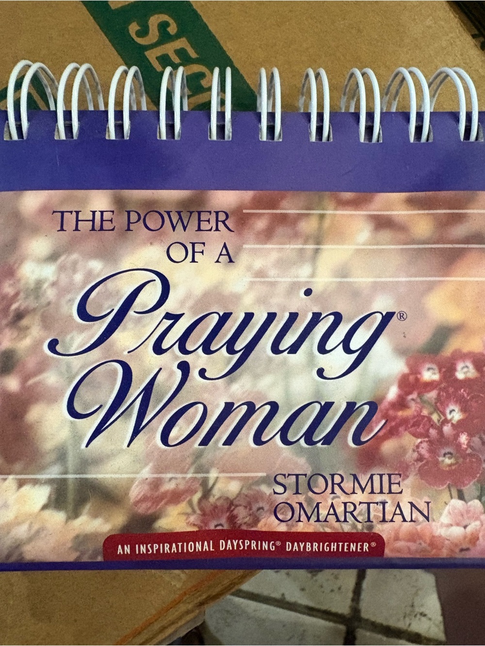 The Power of a Praying Woman - Purple Floral DayBrightener by Stormie Omartian